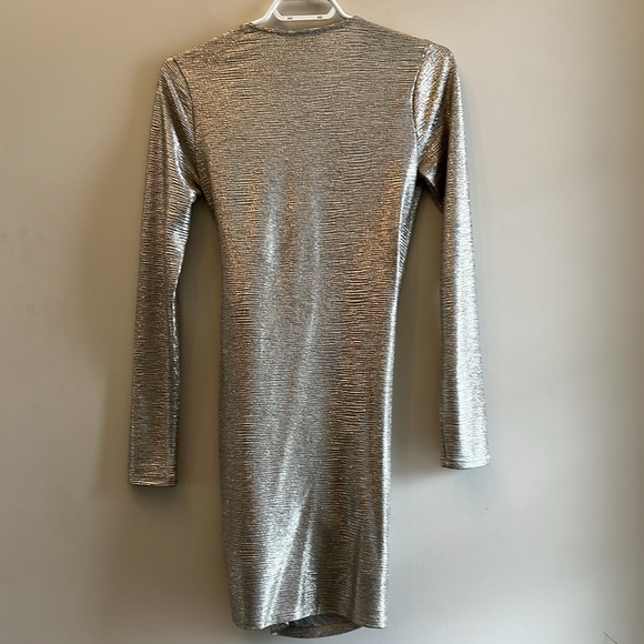 Vici Luminescent Long Sleeve Twist Dress - Picture 5 of 5